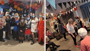 A Halloween party to remember at Sunderland care home
